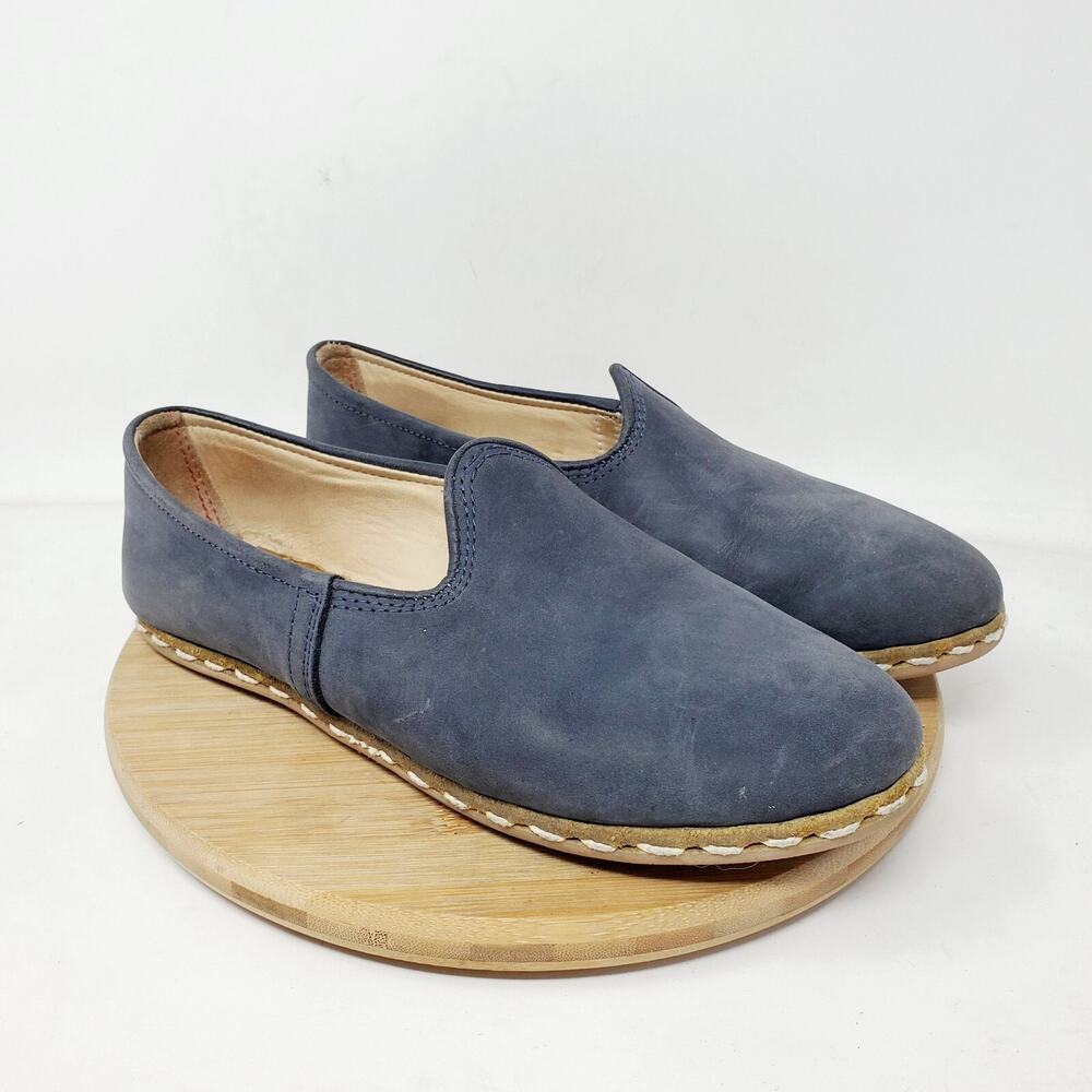 Sabah Baleen Blue Slip-On Flats/Loafers